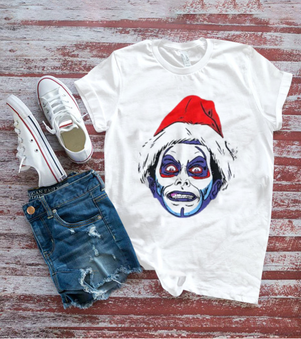 Danhausen Christmashausen Santa Face T-Shirt