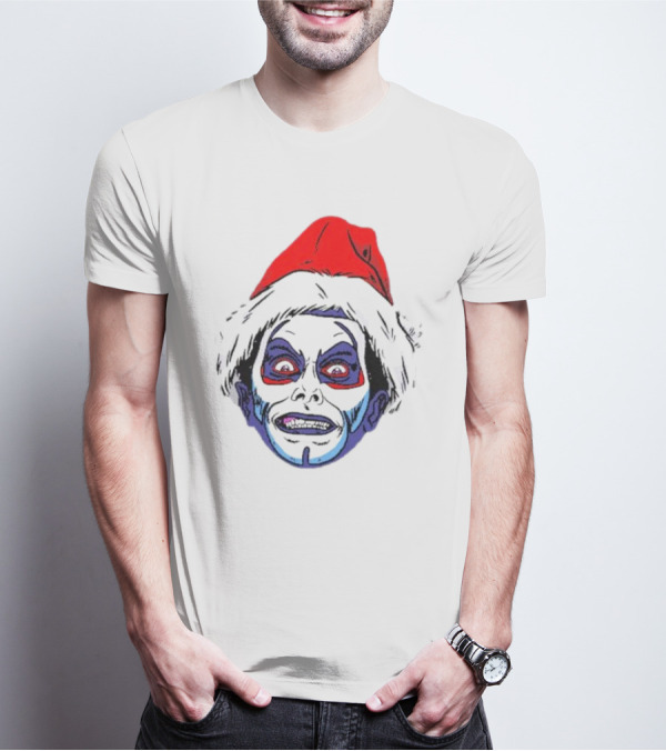 Danhausen Christmashausen Santa Face T-Shirt