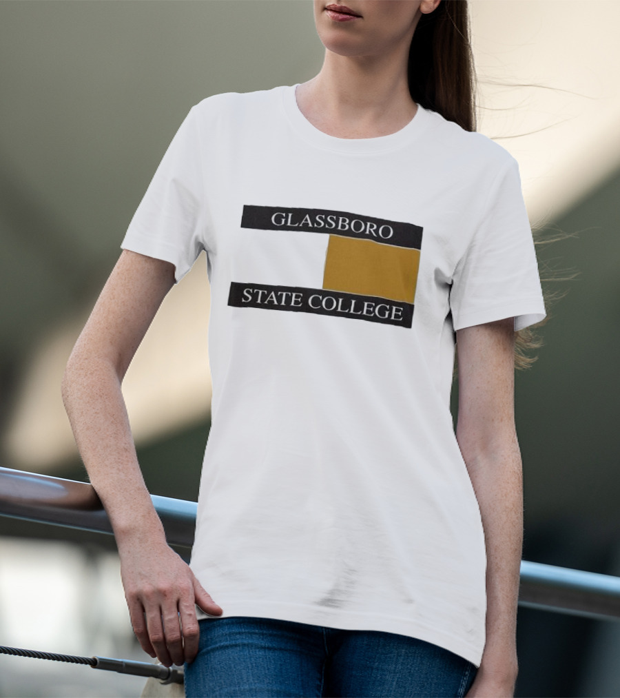 Glassboro State College Black And Gold Block T-Shirt