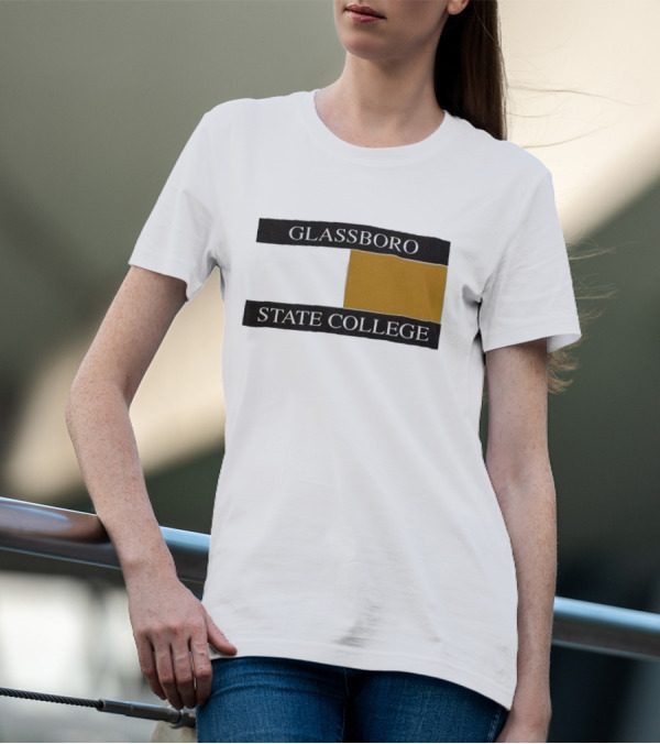 Glassboro State College Black And Gold Block T-Shirt