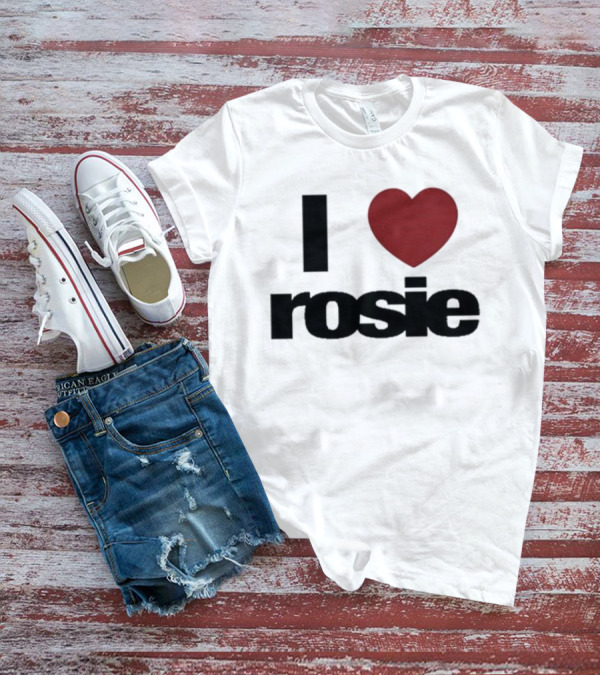 I Love Rosie Heart Text T-Shirt