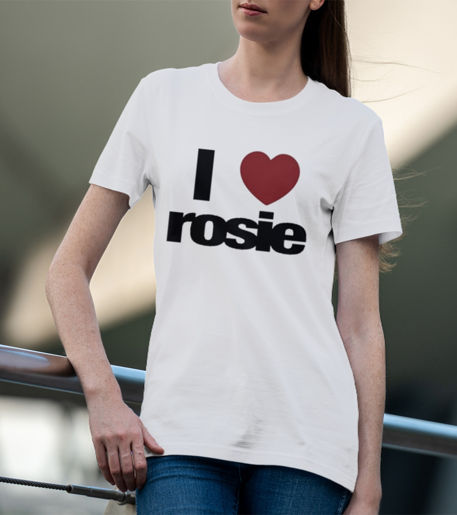 I Love Rosie Heart Text T-Shirt