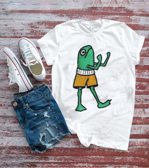 K45ink Frog Boxer Fighter In Shorts T-Shirt