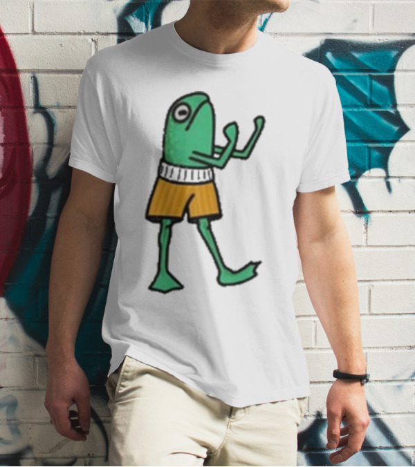 K45ink Frog Boxer Fighter In Shorts T-Shirt