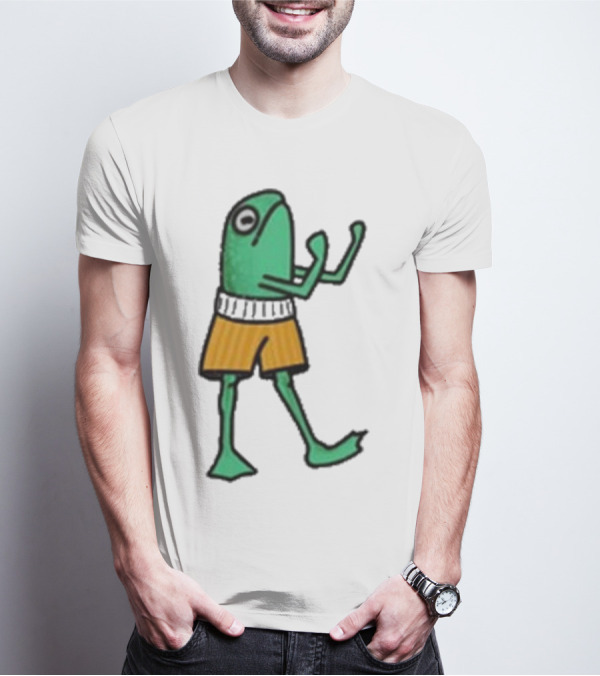 K45ink Frog Boxer Fighter In Shorts T-Shirt