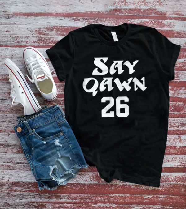 Say Qawn 26 Saquon Barkley Football Fan T-Shirt