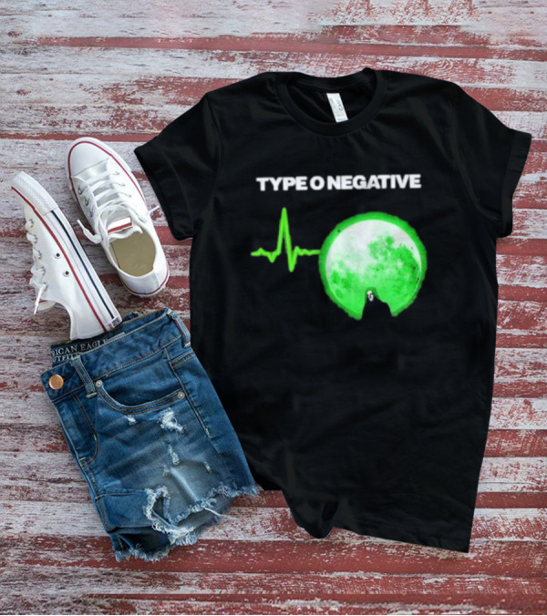 TYPE O NEGATIVE Green Moon Heartbeat T-Shirt