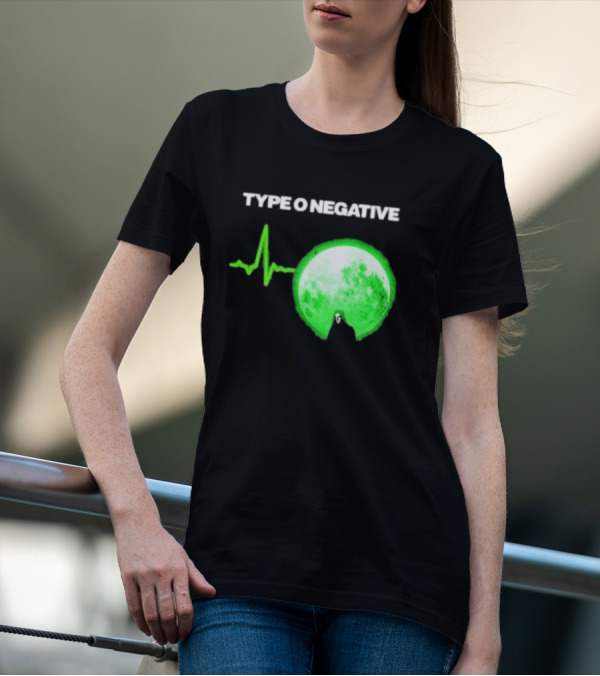 TYPE O NEGATIVE Green Moon Heartbeat T-Shirt