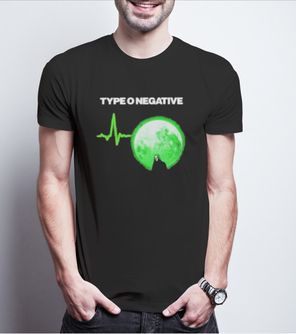 TYPE O NEGATIVE Green Moon Heartbeat T-Shirt