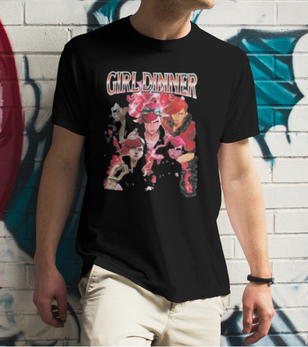 Girl Dinner Vi Arcane Characters T-Shirt