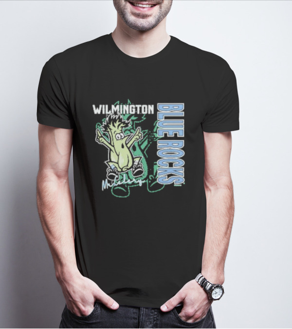 Wilmington Blue Rocks Mr. Celery Character T-Shirt