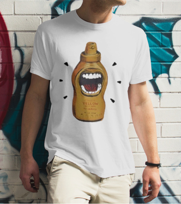 Mcfreakery Classic Yellow Mustard Bottle With Mouth T-Shirt