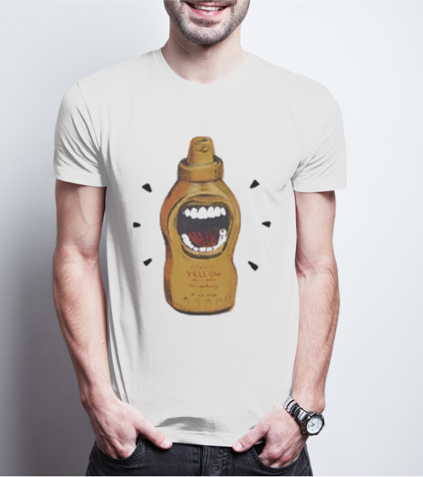 Mcfreakery Classic Yellow Mustard Bottle With Mouth T-Shirt