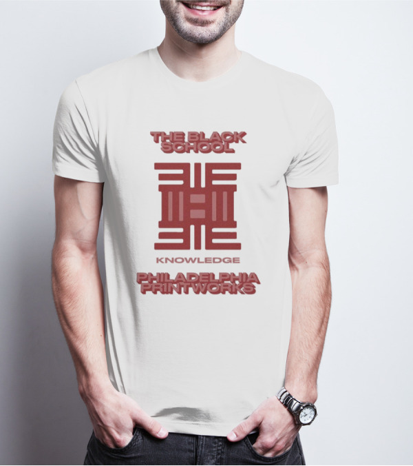 The Black School Knowledge Emblem Philadelphia Printworks T-Shirt