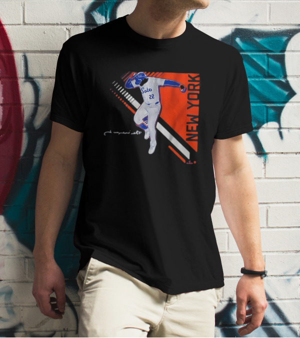 Juan Soto New York Pose 2.0 Pinstripes 22 T-Shirt