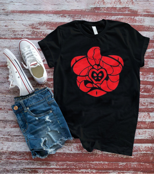 Pride Sigil Snake With Heart And Butterfly Emblem T-Shirt