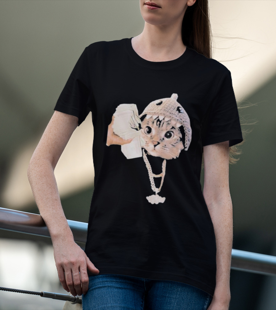 Shark Cat Solana SC Playful Money Jewelry T-Shirt