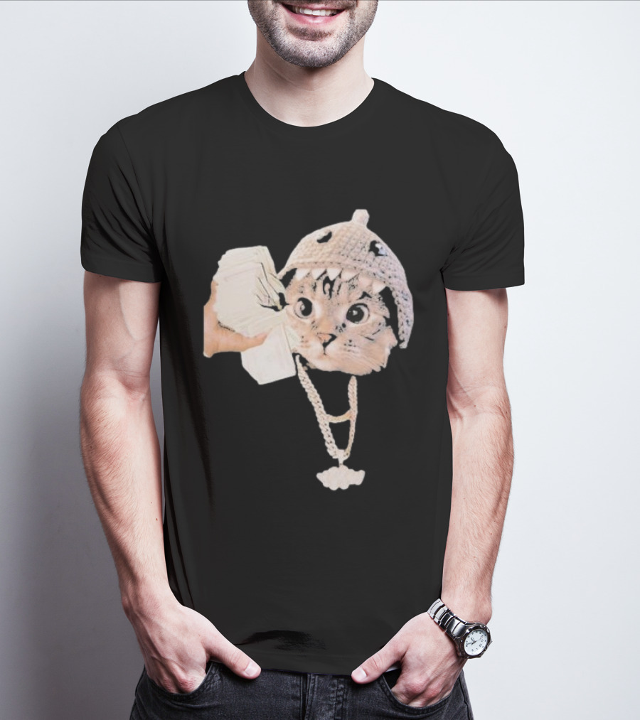 Shark Cat Solana SC Playful Money Jewelry T-Shirt