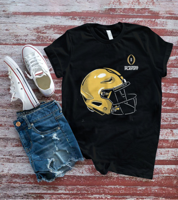 Notre Dame Fighting Irish College Football Playoff 2025 Helmet Iconic T-Shirt