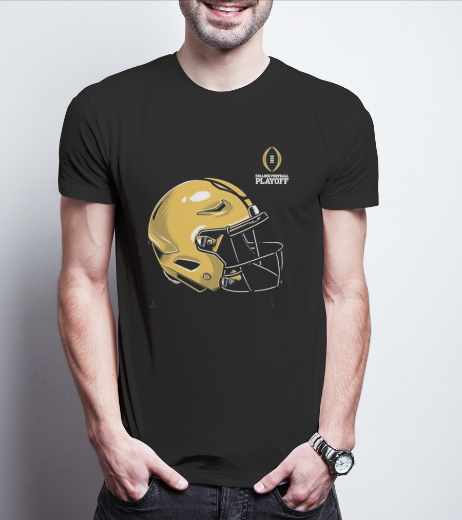 Notre Dame Fighting Irish College Football Playoff 2025 Helmet Iconic T-Shirt