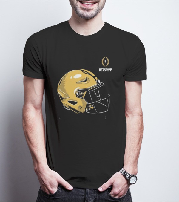 Notre Dame Fighting Irish College Football Playoff 2025 Helmet Iconic T-Shirt