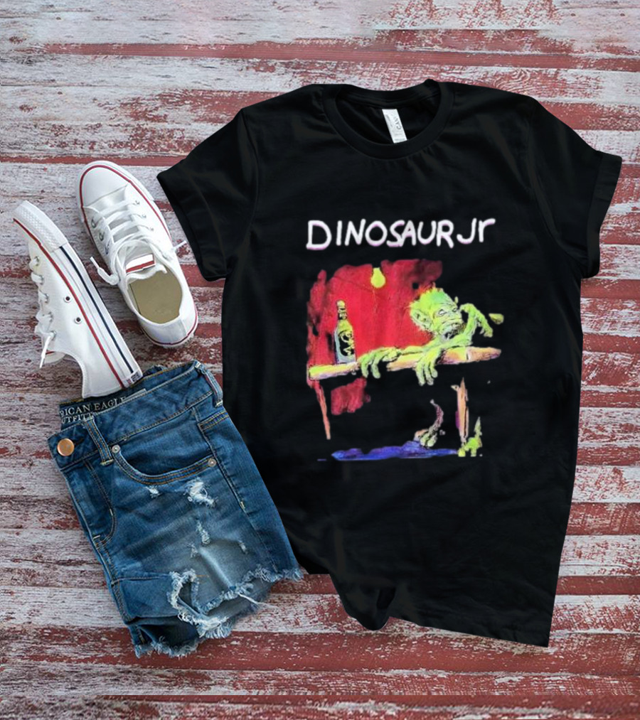 Dinosaur Jr Band Biography Bottled Creature Table Scene T-Shirt
