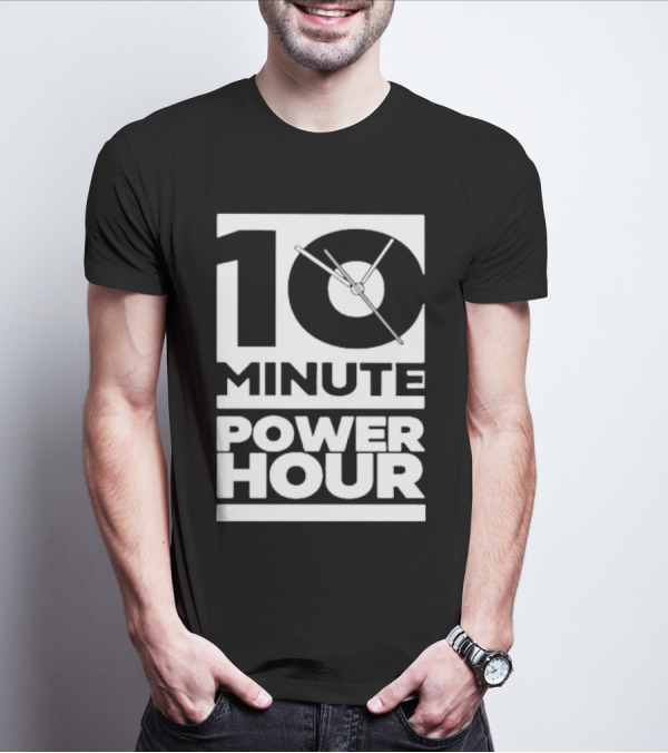 10 Minute Power Hour Clock Design Game Grumps T-Shirt