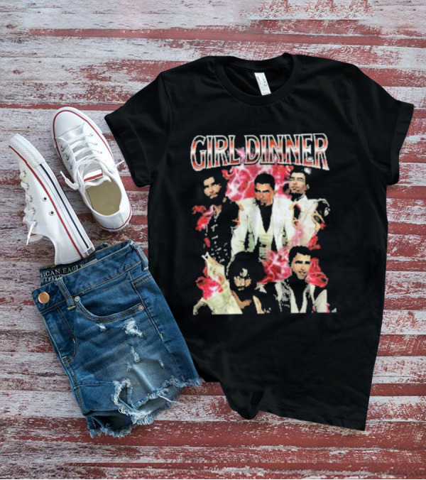 Girl Dinner Jayce Arcane Vaporwave Style Multicolor Figures T-Shirt