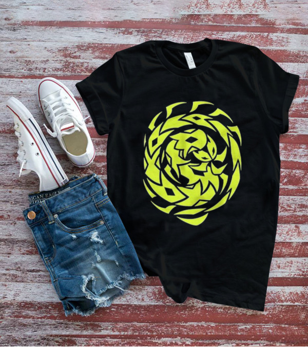 Greed Sigil Black And Yellow Spiral T-Shirt