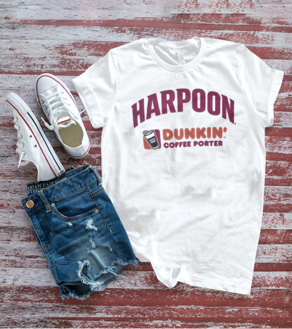 HARPOON Dunkin' Coffee Porter Collaboration T-Shirt