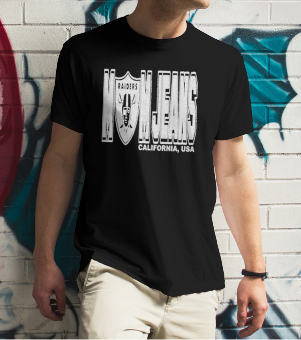 Raiders Mom Jeans California USA T-Shirt