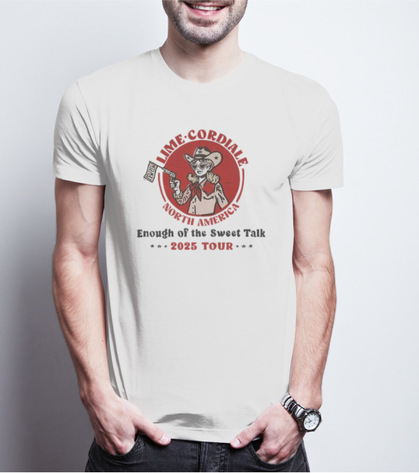 Lime Cordiale North America Enough Of The Sweet Talk 2025 Tour T-Shirt