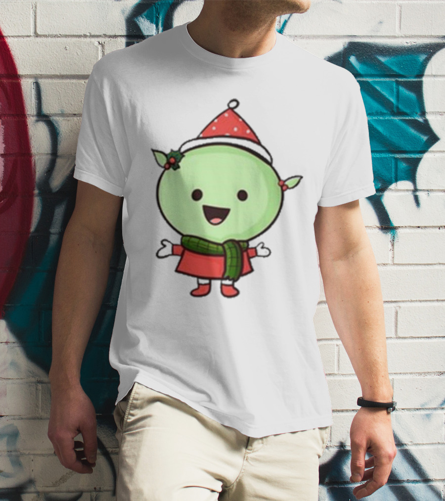Nanalan Christmas Mona Festive Holiday Character T-Shirt