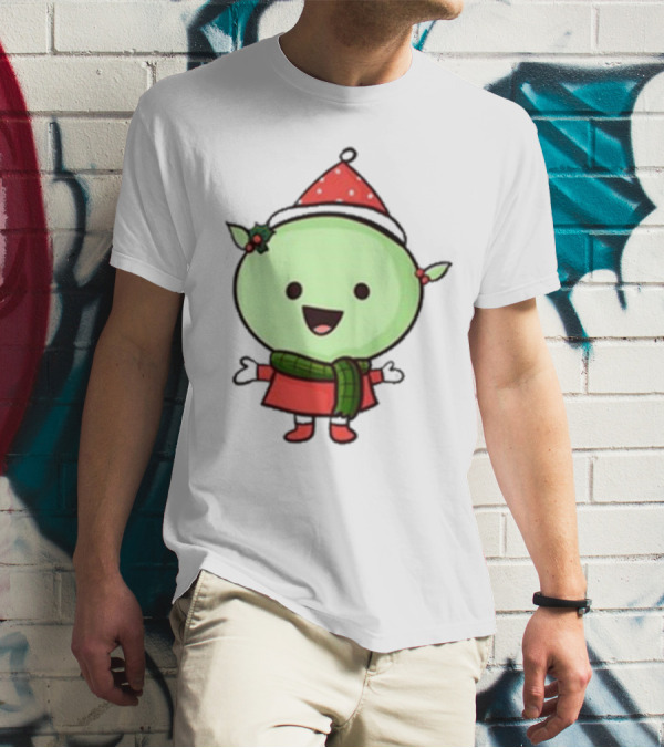Nanalan Christmas Mona Festive Holiday Character T-Shirt