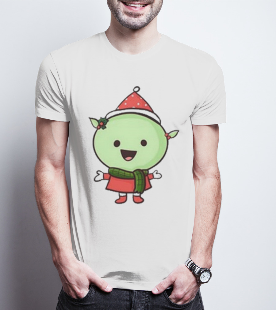 Nanalan Christmas Mona Festive Holiday Character T-Shirt