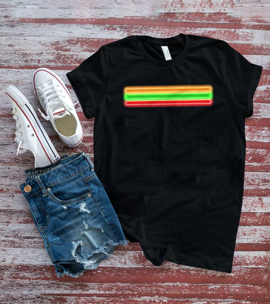 Ja’Marr Chase 7 11 Neon Style Strip T-Shirt