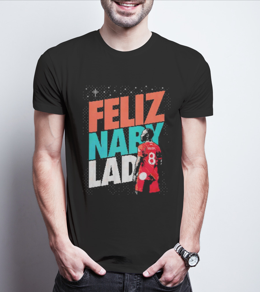 Feliz Naby Lad Liverpool FC Naby Keita Christmas Soccer T-Shirt