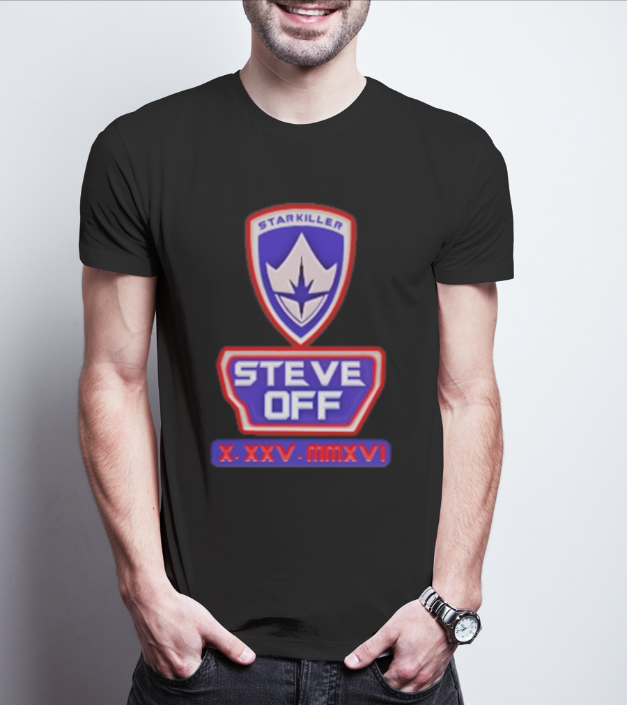 Starkiller Steve Off Shield X.XXV.MMXVI T-Shirt