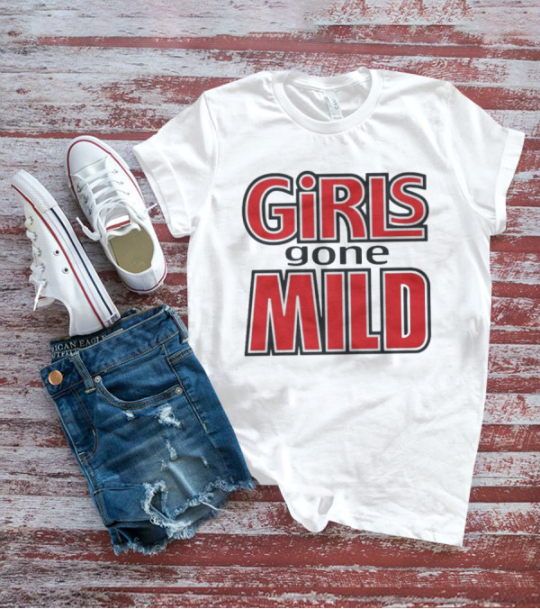 Girls Gone Mild Retro Typography T-Shirt