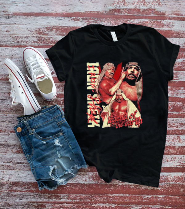 Iron Sheik The Legend Of The Earth Wrestling T-Shirt