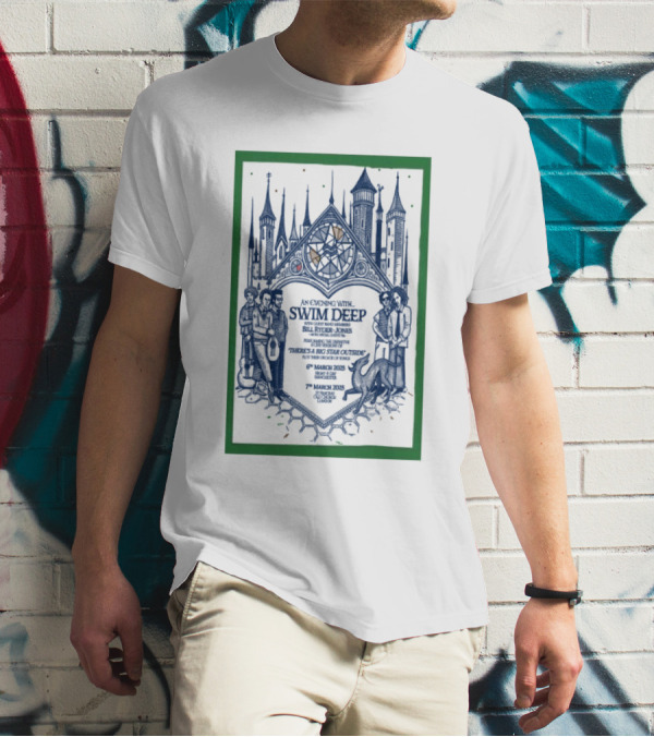 An Evening With Swim Deep Bill Ryder-Jones St Pancras Old Church London 7 March 2025 T-Shirt