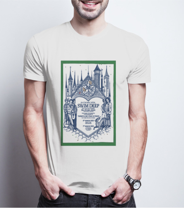 An Evening With Swim Deep Bill Ryder-Jones St Pancras Old Church London 7 March 2025 T-Shirt