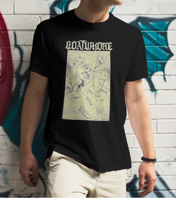 Goatwhore Band Illustration With Mythical Figures And Creatures T-Shirt