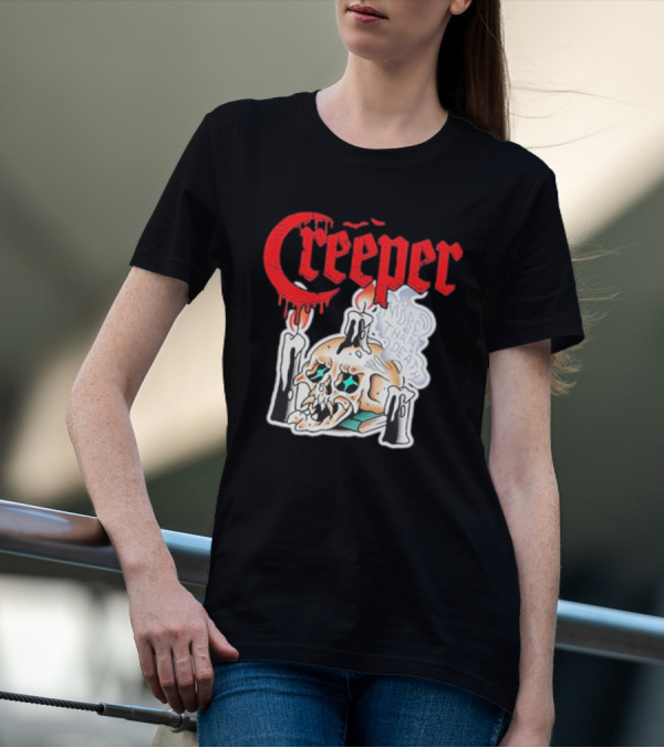 Creeper Skull Candle More Than Death Friday 13th T-Shirt