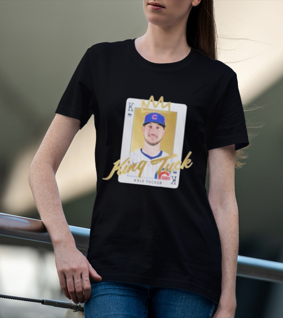 King Tuck Kyle Tucker Cubs Playing Card T-Shirt