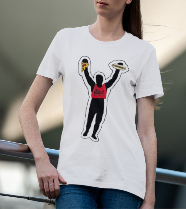 Dave Portnoy Del Rossi’s Strongman Cheesesteak Pizza T-Shirt