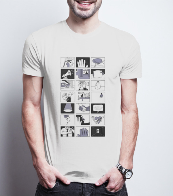 Fingertips: Visual Storyboard Of Hand Motifs And Everyday Life T-Shirt