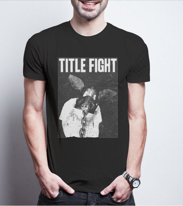 TITLE FIGHT CHAINED PIG MASK T-Shirt