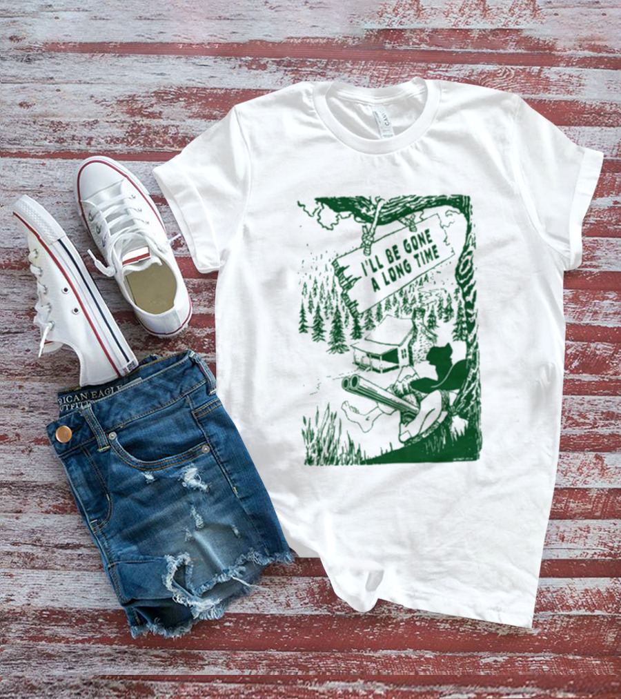 Billy Strings I'll Be Gone A Long Time Cabin Forest Scene T-Shirt