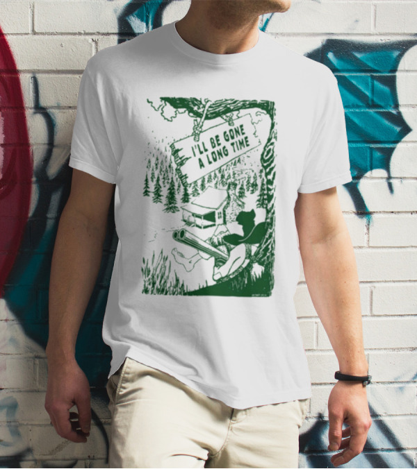 Billy Strings I'll Be Gone A Long Time Cabin Forest Scene T-Shirt